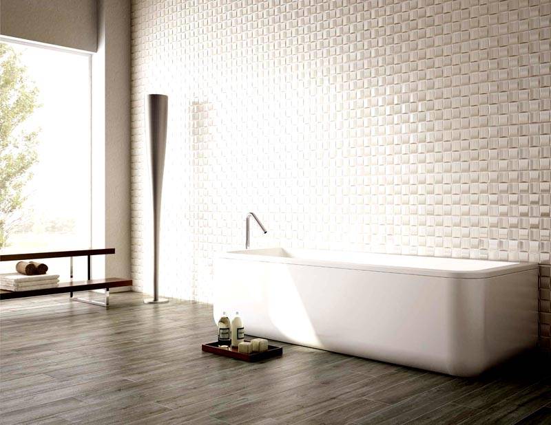 Біла клінкерна   плитка   красиво виглядає у ванній кімнаті та інших приміщеннях